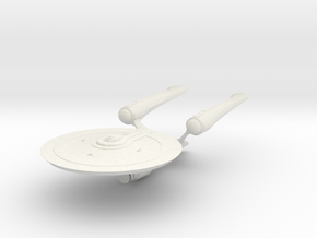 Star Trek Beyond Enterprise-A v2  6.9" long in White Natural Versatile Plastic