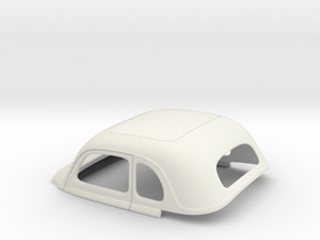 1935-36 Ford Coupe 5 Window Roof (Multiple Scales) in White Natural Versatile Plastic: 1:16