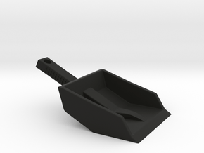 Ultralight Snow Shovel For Winter Camping in Black Natural Versatile Plastic