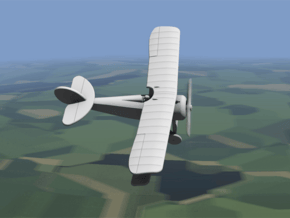 Nieuport 24 (various scales) in White Natural Versatile Plastic: 1:144