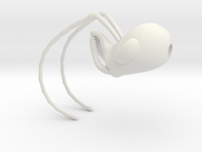prehistoric ant head 08 in White Premium Versatile Plastic
