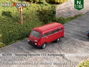 Hanomag-Henschel F25 Kombiwagen (N 1:160) in Smooth Fine Detail Plastic