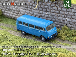 Hanomag-Henschel F25 Kombiwagen Lang (N 1:160) in Tan Fine Detail Plastic