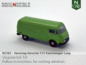 Hanomag-Henschel F25 Kastenwagen Lang (N 1:160) in Tan Fine Detail Plastic