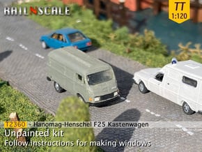 Hanomag-Henschel F25 Kastenwagen (TT 1:120) in Tan Fine Detail Plastic
