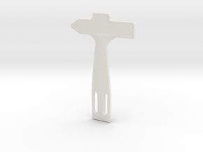 Printle Thing Road Signal 02 - 1/24 in White Natural Versatile Plastic