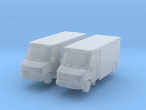 Mercedes Armored Truck (x2) 1/350 in Tan Fine Detail Plastic