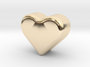 Heart Token, Miniature in 14K Yellow Gold