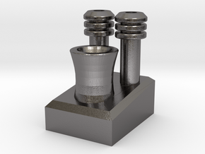 One Power Plant in Polished Nickel Steel