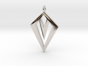 Diamond Sharp v1.3 in Rhodium Plated Brass