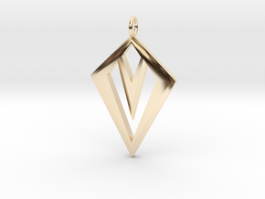 Diamond Sharp v1.3 in 14k Gold Plated Brass