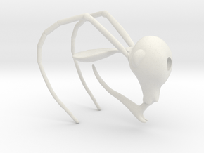 prehistoric ant head 02 antena in White Premium Versatile Plastic