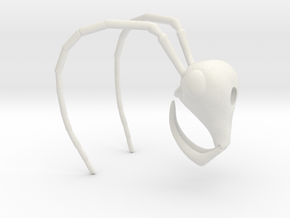 prehistoric ant head 03 antena in White Premium Versatile Plastic