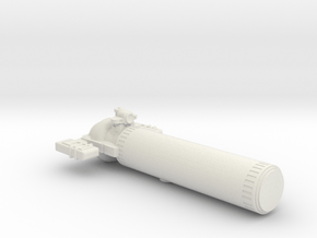 Omni Scale ISC Small Freighter (Class-I) SRZ in White Natural Versatile Plastic
