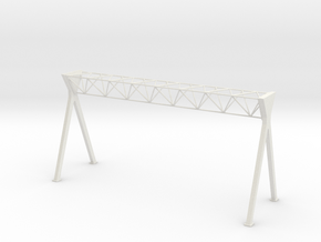 Dutch Style Highway Portal (n-scale) in White Natural Versatile Plastic