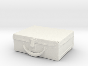 Printle Suitcase 01- 1/24 in White Natural Versatile Plastic
