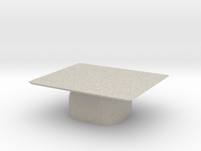 1:48 Coffee Table in Natural Sandstone: 1:48 - O