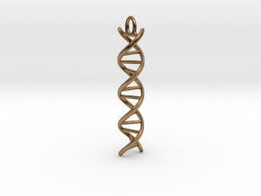 dna helix in Natural Brass