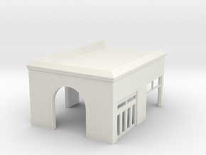 San Jose Station Baggage Building N scale (1/3) in White Natural Versatile Plastic