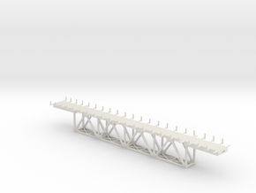 Keddie Wye Bridge Section 5 Z scale in White Natural Versatile Plastic