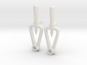 1/6 USN Telegraph Handle Pointer Arrow in White Natural Versatile Plastic