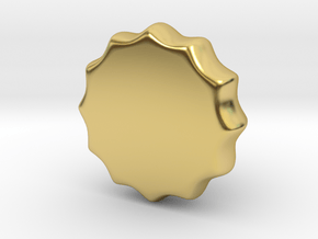 1/6 USN Telegraph Knob in Polished Brass