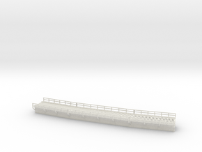 Keddie Wye Bridge Section 3 Z scale in White Natural Versatile Plastic