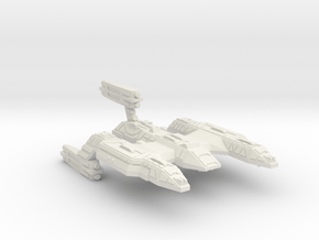3788 Scale Lyran X-Ship Refitted Wildcat-X (BCX) in White Natural Versatile Plastic