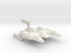 3125 Scale LDR X-Ship Battlecruiser-X  (BCX) CVN in White Natural Versatile Plastic