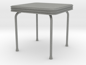 Dollhouse Miniature Table 'Beginner Basic' in Gray PA12: 1:12