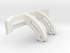 Schober clamp with 1 inch added to both ends in White Natural Versatile Plastic