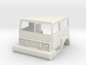 1/25 Hendrickson 1871 Cab in White Natural Versatile Plastic
