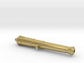 1/32 US Navy 12-pounder Cannon, long-pattern in Natural Brass