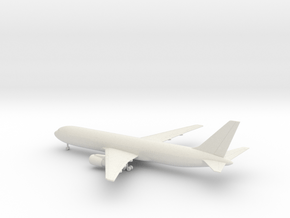 Boeing 767-300ER in White Natural Versatile Plastic: 6mm