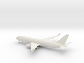 Boeing 767-300ER (winglets) in White Natural Versatile Plastic: 6mm