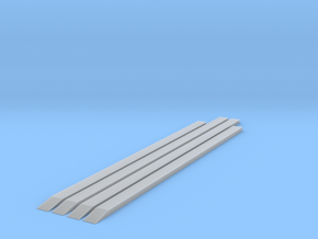 2 x 225, 2 x 250 + Ramps - T - 1:450 in Smooth Fine Detail Plastic
