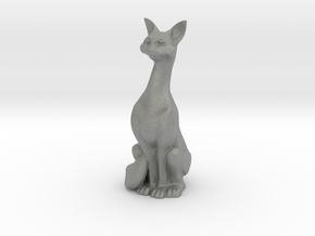 Cat Sculpt in Gray PA12