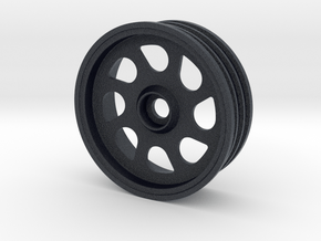 Front RH Wheel for Tamiya Fox (altered design) in Black PA12