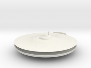 1000 TOS Saucer type 4 in White Natural Versatile Plastic