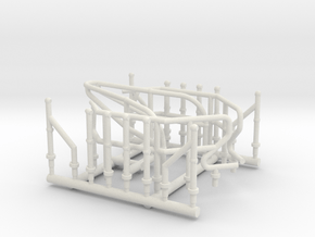 Shannon Lifeboat Part Railings & Posts in White Natural Versatile Plastic