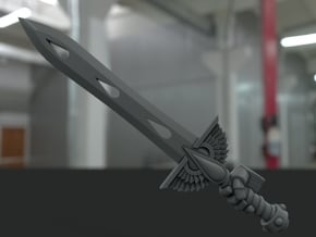 10-20x Sanguine Angels Alternate Veteran Swords in Smooth Fine Detail Plastic: Medium