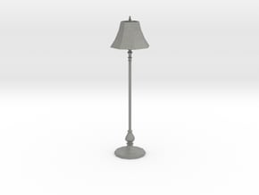 Miniature Dollhouse Floor Lamp 'Finer Fare' in Gray PA12: 1:24