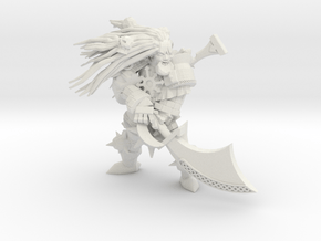 Chaos Pirate Lord in White Natural Versatile Plastic