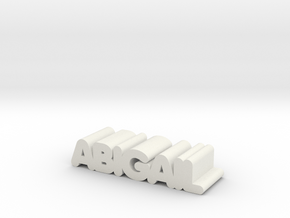 Abigail in White Natural Versatile Plastic