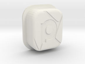 SHATTR3D Mech Squonk Button in White Natural Versatile Plastic