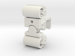 CatCB15 roller Rev1 in White Natural Versatile Plastic: 1:87 - HO