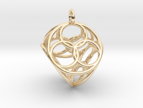 firependant2 in 14k Gold Plated Brass