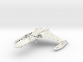 Klingon D5 in White Natural Versatile Plastic