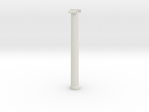 Ionic Column in White Natural Versatile Plastic: Extra Small