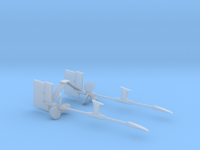 1/240 USN Props SET Supports And Rudders in Smooth Fine Detail Plastic